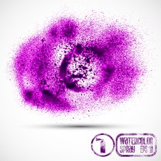 Various Spray paint graffiti decorative splatters