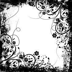 floral grunge N58