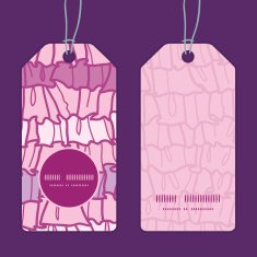 Vector pink ruffle fabric stripes vertical round frame pattern tags N2 ...