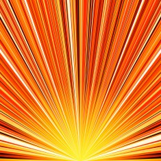 Abstract orange and yellow striped burst background N2