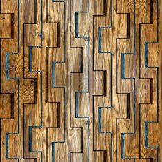 Decorative wooden pattern for seamless background N4