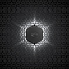 Abstract 3d vector dark background