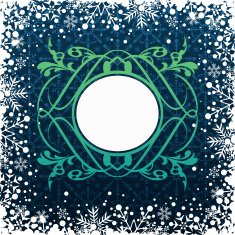 Christmas decoration frame N34