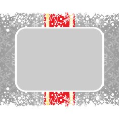 Christmas decoration frame N77