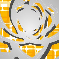 Abstract futuristic geometric shapes N18