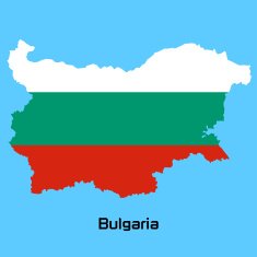 vector map of Bulgaria N2