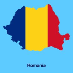 vector map of Romania N2