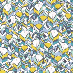 Seamless ethnic pattern with feathers N8