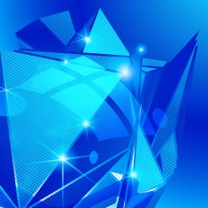 Textured background with plastic deformed flash object 3d N3
