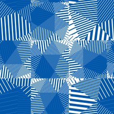 Geometric messy squared lines seamless pattern blue N2