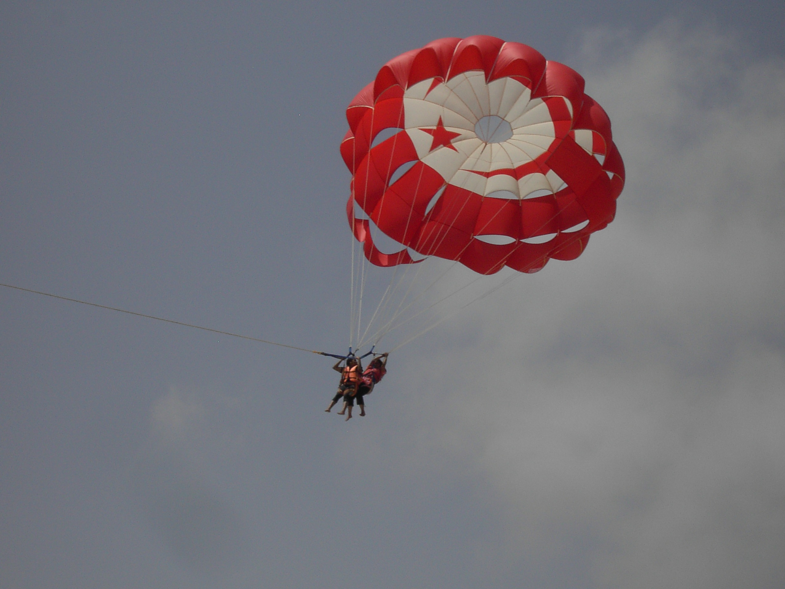 Topless Parachuting