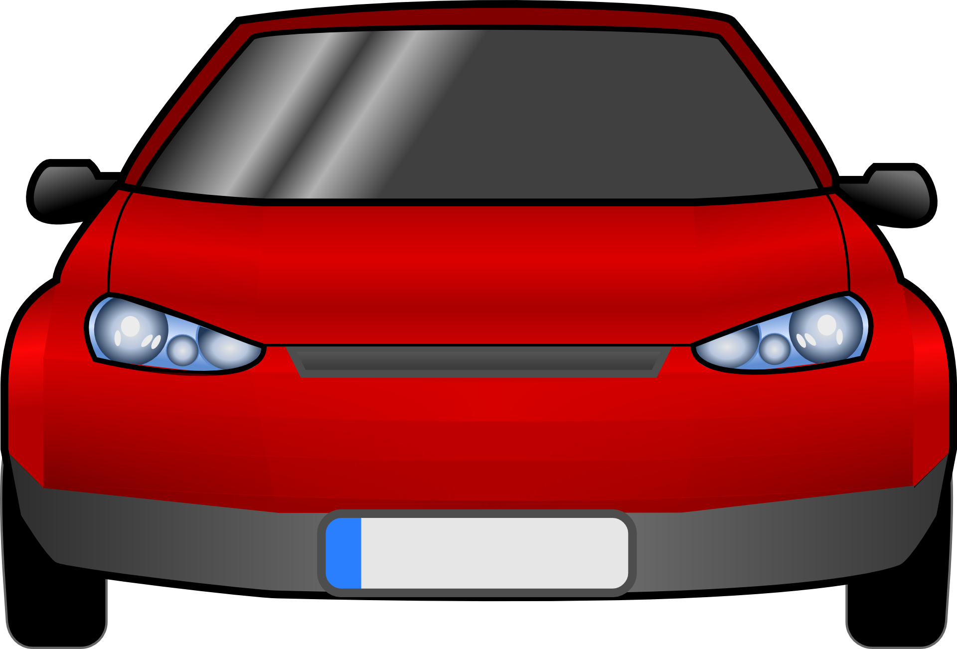 Drawing red car free image download