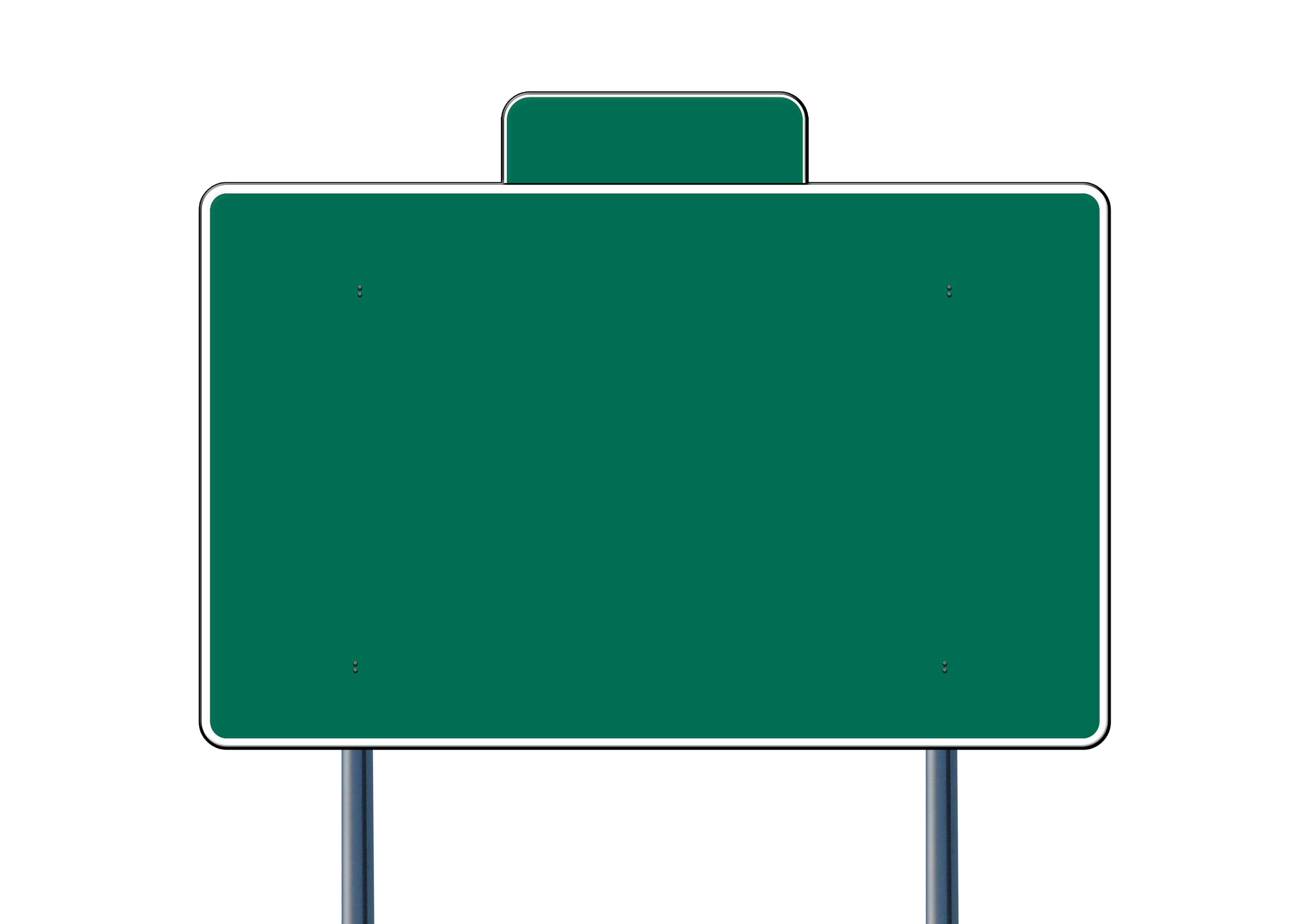 Picture of green traffic sign free image download