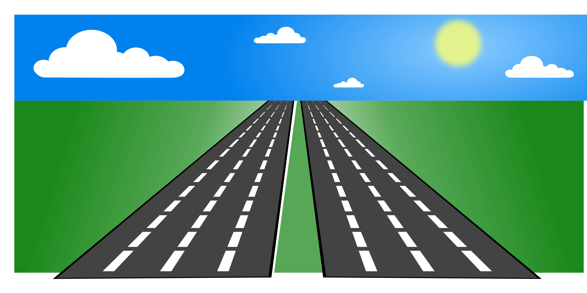 Highway drawing free image download