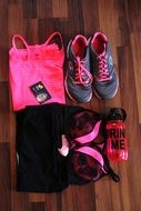 pink sport clothes