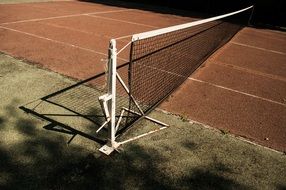 tennis court set