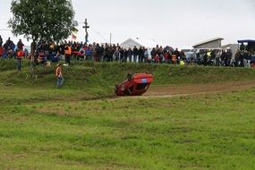 rally accident