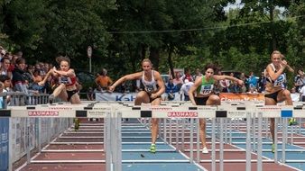running with obstacles