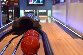 bowling ball alley