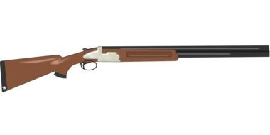 rifle, hunting weapon, illustration