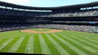 baseball diamond stadium, seattle, washington