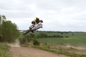 moto cross jumping