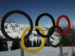Colorful olympic rings