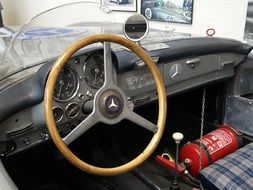 interior of Mercedes Benz 190sl