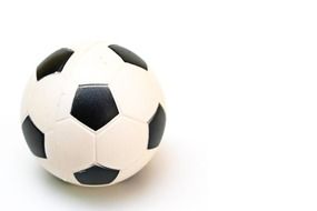 white soccer ball drawing