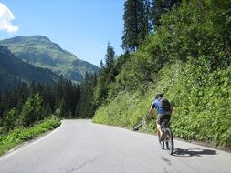 cycling in Alps