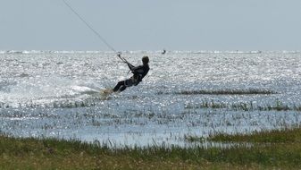 Water sports on North Sea