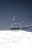 empty ski lift