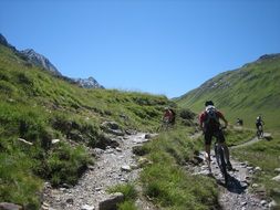 transalp route by bike