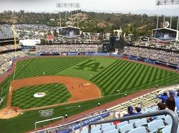 field for American baseball