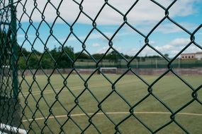 football ground over the fence