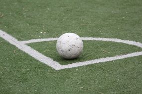 football playground white line