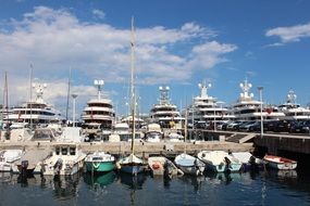 ships and boats anchored in monaco