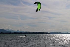 kite surfing dynamic water sports