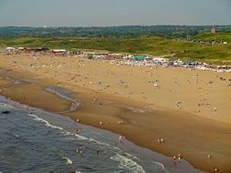 holiday beach sea dunes