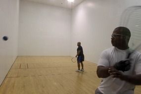 tennis training indoors