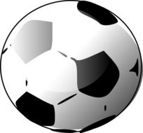 painted sports soccer ball