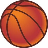 brown basketball ball as an illustration