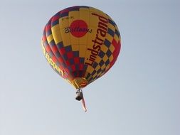 yellow air balloon