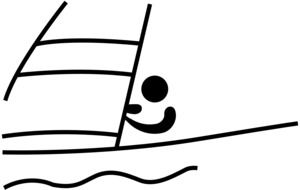 sailing pictogram