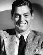 Black and white photo of Johnny Weissmuller