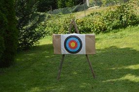 destination table for target sports on lawn