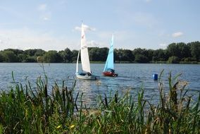 boating on the river