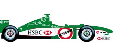 jaguar motor racing drawing