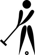 icon of a croquet player