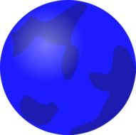 blue globe